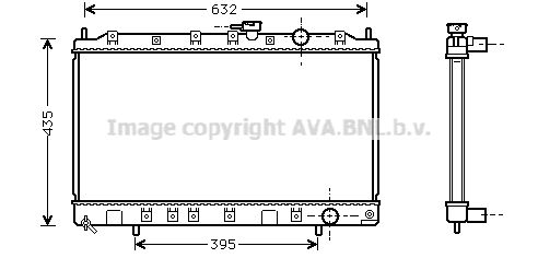 AVA QUALITY COOLING Радиатор, охлаждение двигателя MT2130